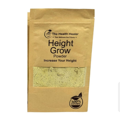 The Health Healer Height Grow Powder – 100% Natural Height Increase Supplement (100 Grams)