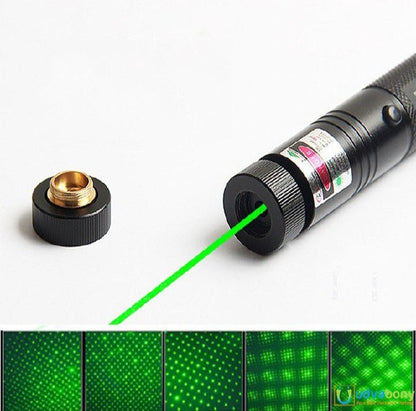 Rechargeable Powerful Green Laser Pointer – Long Range 4+ KM Beam – Water & Weather Resistant – Steel Body