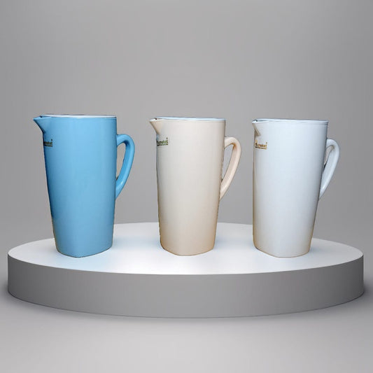 2 Liter Pure Plastic Water Jug – Food-Grade, Durable & Easy-to-Clean with Handle & Lid (Random color)