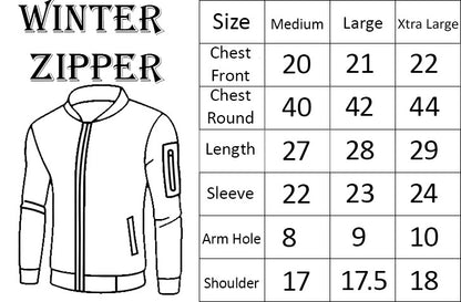 Premium Zipper Jacket For Men | French Fleece Fabric | Smart Look, Comfortable Wear, Easy Wash
