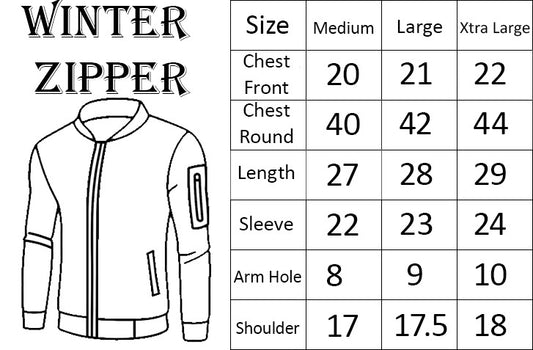 Premium Zipper Jacket For Men | French Fleece Fabric | Smart Look, Comfortable Wear, Easy Wash