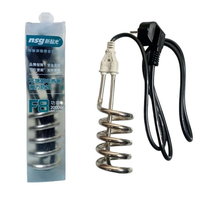 NSG F8 2000W Stainless Steel Electric Water Heating Coil – Durable, Fast & Safe Water Heater | High-Quality Immersion Rod for Home & Daily Use