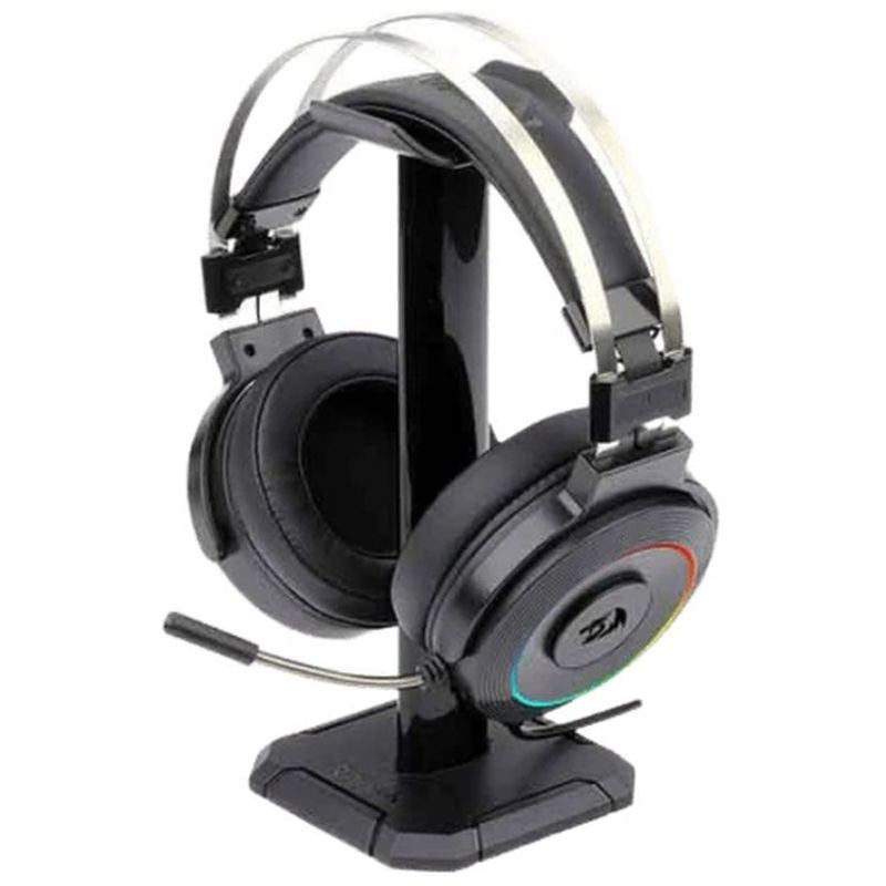 Redragon H320 Lamia 2 RGB Wired Gaming Headset with Stand – USB 7.1 Virtual Surround Sound, 3D Audio, On-Earcup Controls, 40mm Drivers & Extreme Bass