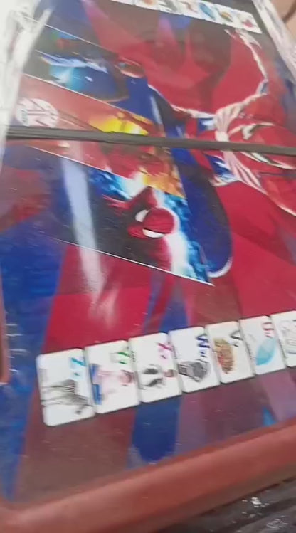 Kids Portable Study Table – Multifunctional Plastic Desk with Side Storage (56x40x30 cm) (Random Color)