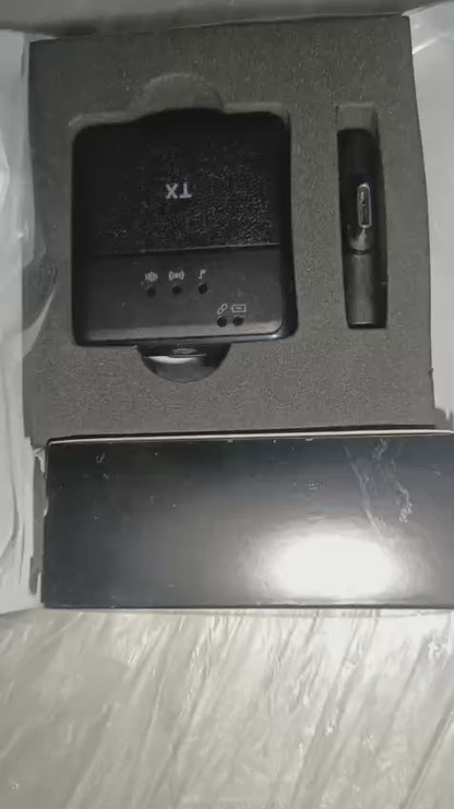 SX9 Wireless Microphone For Android, PC, Laptop, Tablet & Camera | 360° Noise Reduction HD Dual Mic | Long Battery Life Vlog & Live Recording Mic