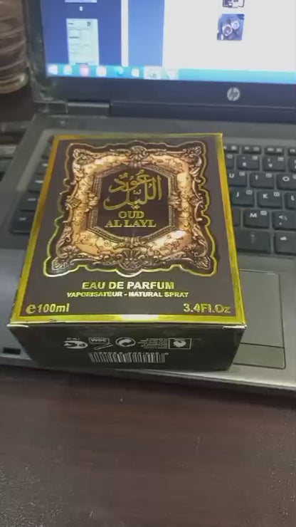 Arabiyat Oud Al Layl Eau de Parfum 100ml | copy Unisex Arabic Perfume 9 hours lasting | Long-Lasting Oud & Woody Fragrance